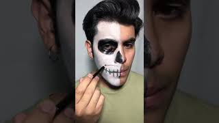 Maquillaje para día de muertos 💀✅ #devilstyle #modamasculina #diademuertos