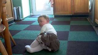 Holly Playing With Great Nannys Dog Bonny