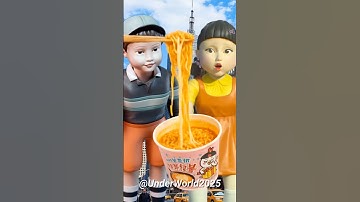 Squid Game AI Korean noodles  ASMR #squidgame #squidgame2 #ai #asmr
