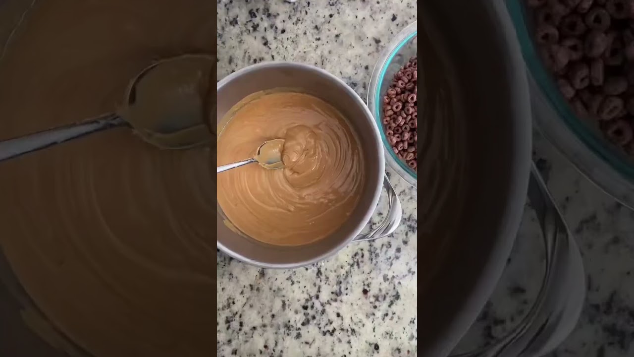 Peanut Butter Chocolate Cheerios Bars | Cereal Bars for Kids | No Bake Bars | Homemade cereal bars