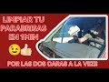 TRUCO PARA LIMPIAR EL PARABRISAS CON UN LIMPIA CRISTALES MAGNETICO