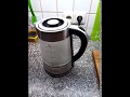 1 8L Wasserkocher 2000W BPA Frei, Glas Wasserkocher mit Edelstahldeckel und   Boden, Macht was er so