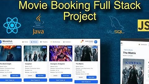 Learn To Build a Movie-Ticket eCommerce Platform with Spring Boot and React
