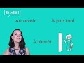 Comment prendre cong en franais comment dire au revoir les salutations  french a1