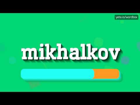 Vidéo: Nikita Mikhalkov. 