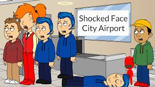 Shocked Face City Airport