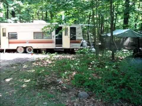 Living In An RV - deep in the woods and off the grid