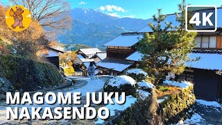 Hiking the Nakasendo Trail in Winter - Magome Juku Japan 馬籠宿中山道