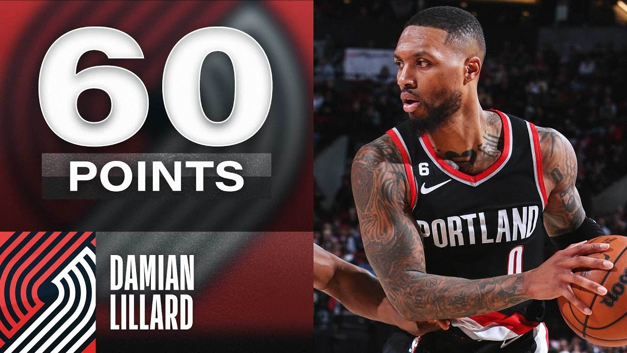 Trail Blazers star Damian Lillard scores career-high 71 points in win ...