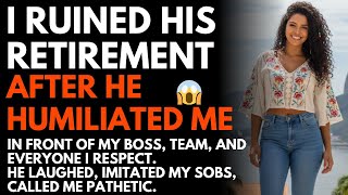 My Dad Humiliated Me At My Promotion Party... So I Destroyed His Retirement In Front Of Everyone