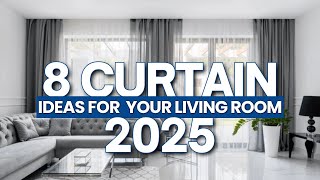 8 Stunning Curtain Ideas to Instantly Upgrade Your Living Room! 😍✨