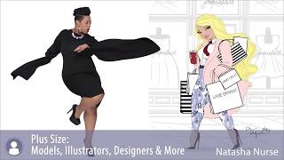Plus Size Models Illustrators Designers