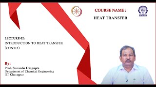 Lecture 2 : Introduction to Heat Transfer (Contd.)