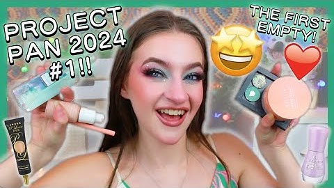 PROJECT PAN 2024 #1!! (the first empty of the project!!) #projectpan #makeup #mua