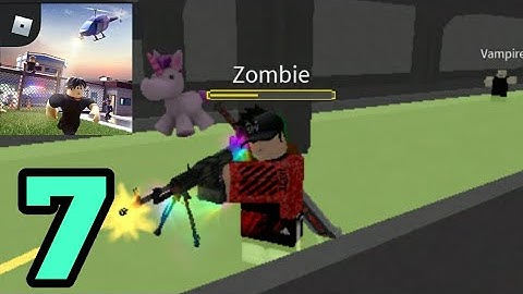 Roblox - Gameplay Walkthrough Part 7 - Zombie Attack (IOS, Android)