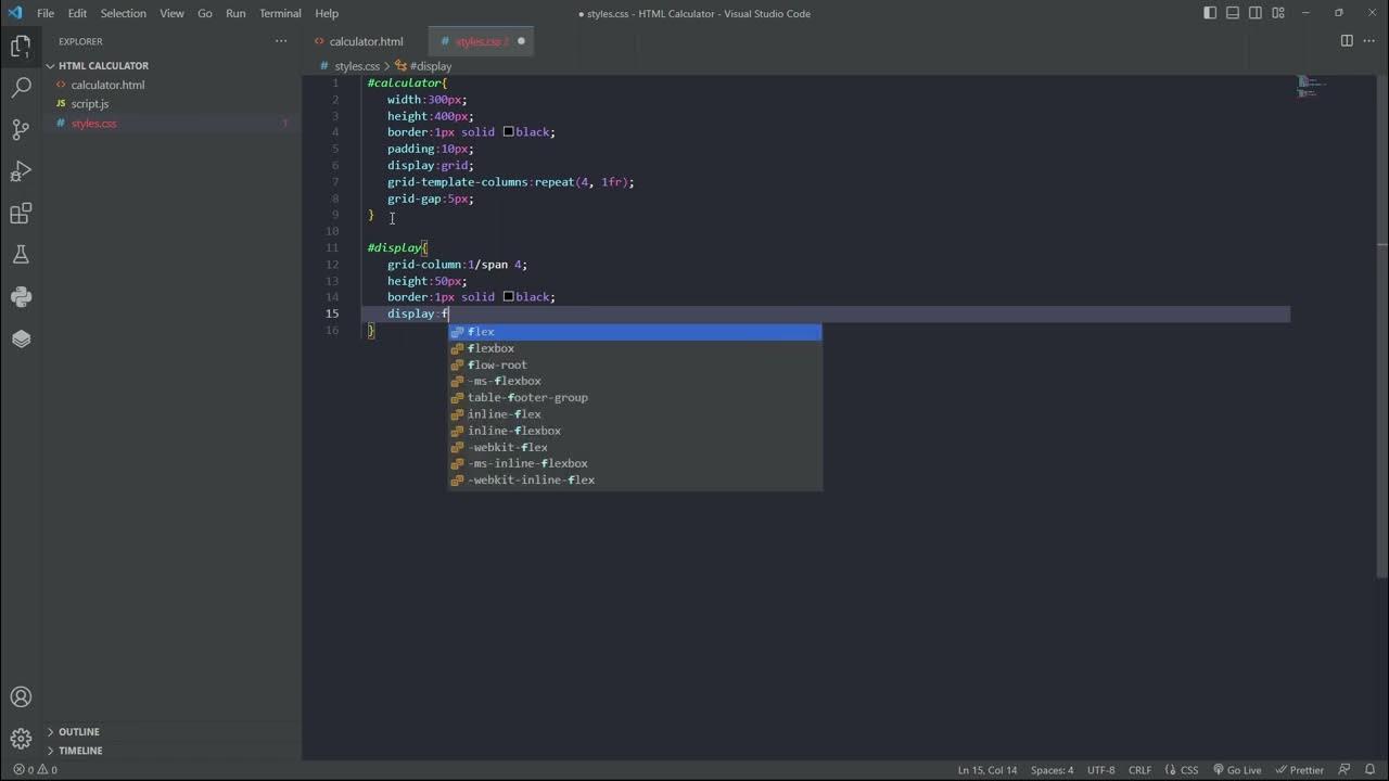 Creating a GUI Python Calculator using HTML, CSS, and JS - YouTube