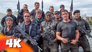 The Expendables ACTION SCENES - BEST Hollywood Action Movie to watch in 2023 [4K]