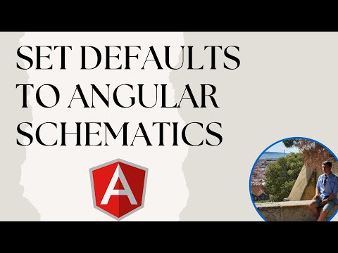 Angular - How to set defaults to angular schematics
