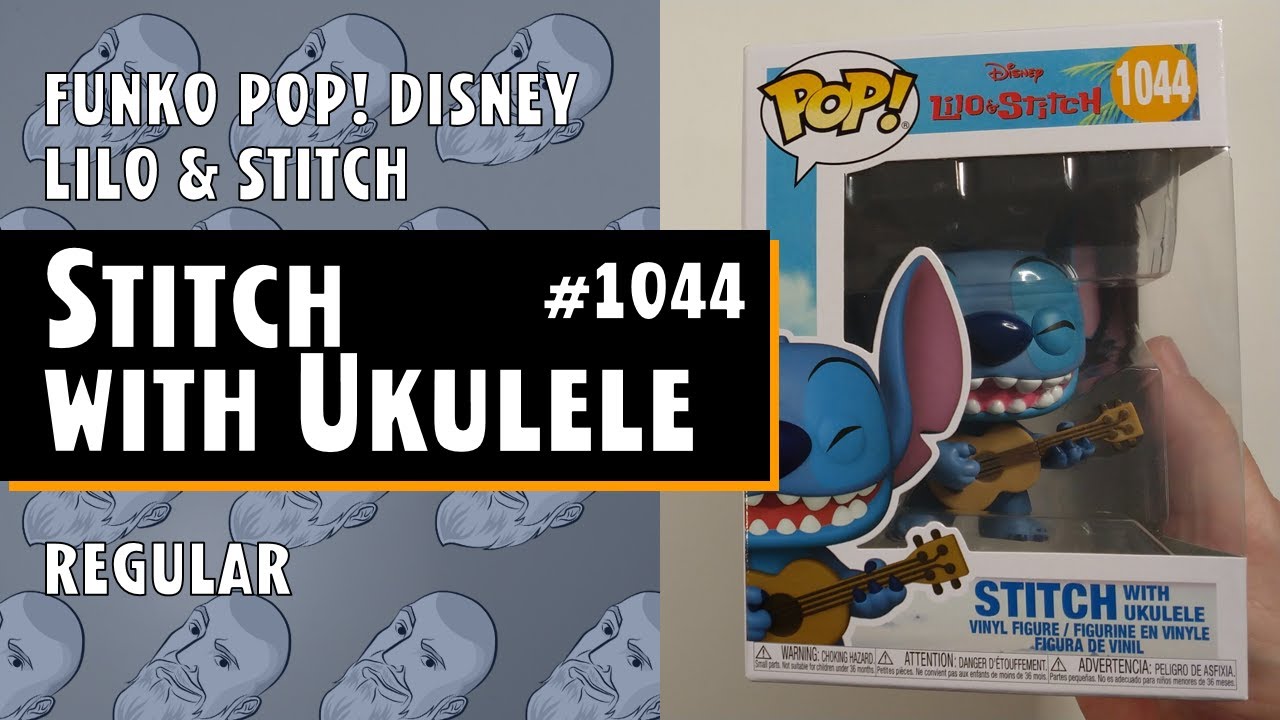 Funko POP! Disney: Lilo & Stitch- Stitch w/Ukulele Figure