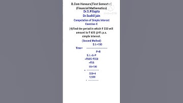 FINANCIAL MATHEMATICS B.Com & B.Com HONOURS #shorts #viral #youtube #shortsfeed #shortvideo #study
