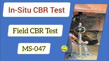 In-Situ CBR Test | Field California Bearing Ratio Test | CBR Test for Soil |All About Civil Engineer