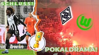 VIERTELFINALE LAST MINUTE!🕐🏆 BORUSSIA MÖNCHENGLADBACH VS VFL WOLFSBURG DFB POKAL HIGHLIGHTS