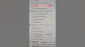 genetics questions#neet #neet2024#biology#ncert#study#shorts