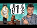 Huge auction fail  vintage watch market update