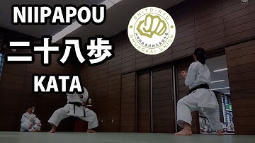 Niipapou (二十八歩) kata training - Shito-ryu Shukokai Union