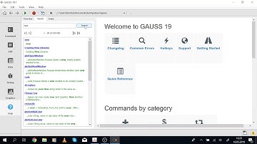 Tutorial: Gauss Computer Code 