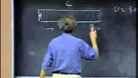 Lec 26: Traveling Waves and Standing Waves | 8.02 Electricity and Magnetism (Walter Lewin)