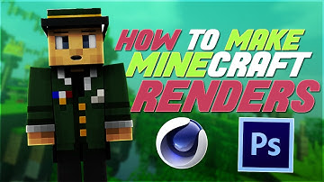 How to make Minecraft renders [C4d/Photoshop]