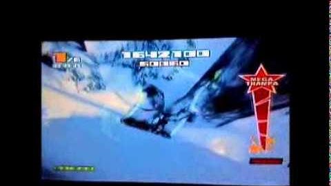 SSX Blur - Half Pipe in Between the Sheets (+2.5 million points)