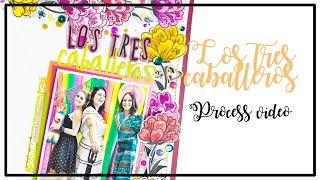 ALTENEW October release - Scrapbooking process 150 - Los Tres caballeros