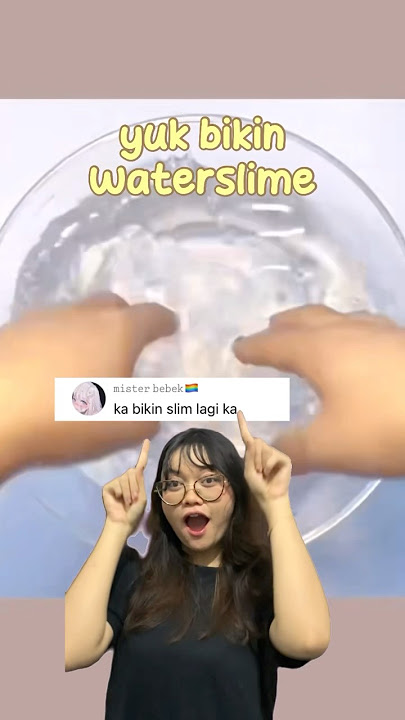 Come with me to make real water slime!! But why did it turn out like this?🥺 #artbytatae #slimebyt...