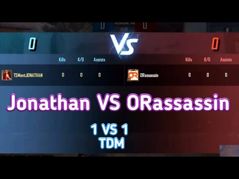 JONATHAN vs ORassassin | 1vs1 Intense Friendly TDM | PUBG Mobile - YouTube