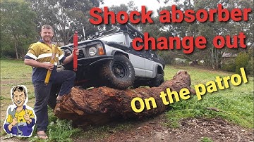 Nissan Patrol shock absorber replacement GQ or GU