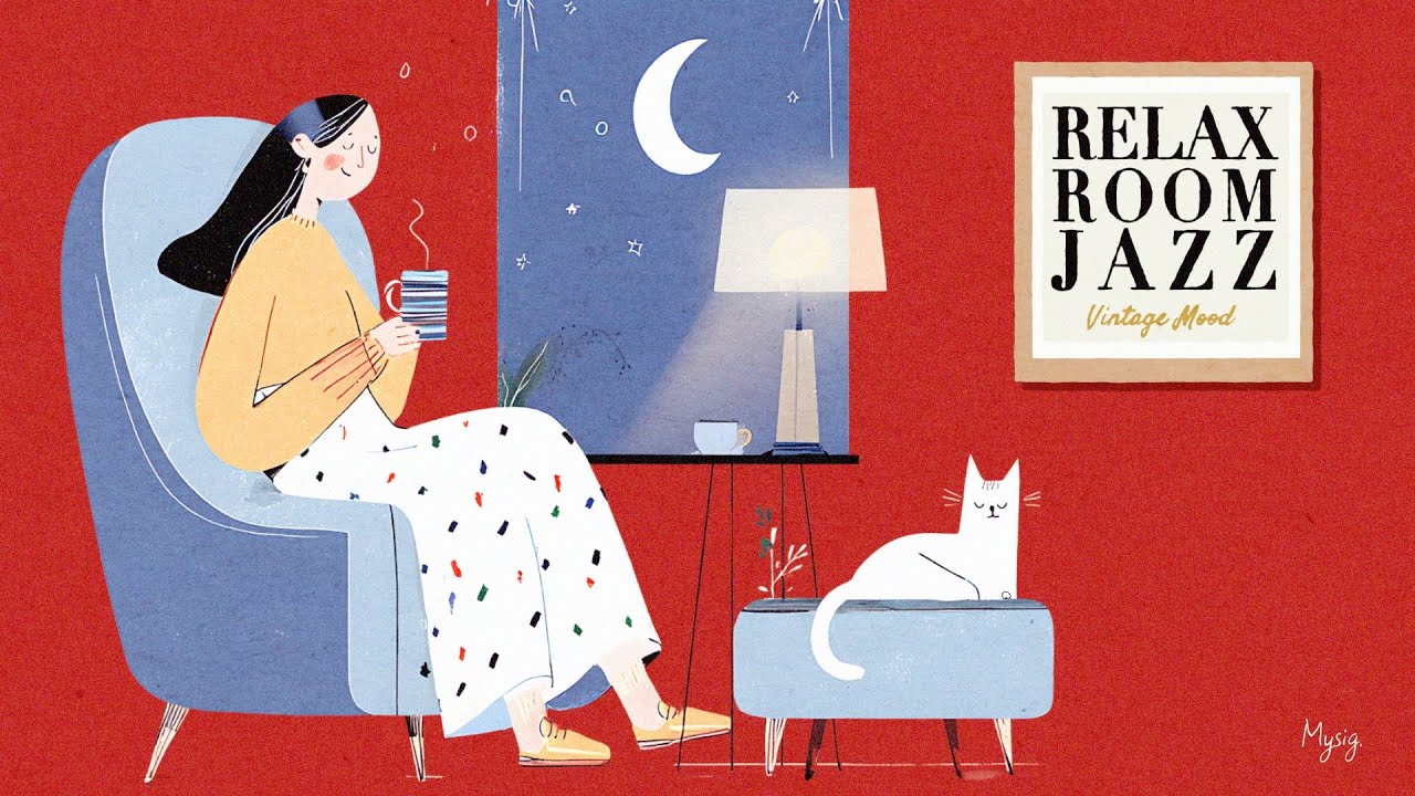 Relax Room Jazz ☕ Quiet & Cozy｜Vintage Mood｜夜のコーヒー時間に寄り添うジャズBGM
