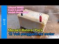 Merakit baterai pack pengganti aki motor