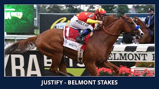 Justify wins the Triple Crown - 2018 Belmont Stakes (G1) Resimi