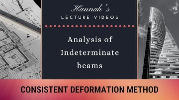 Indeterminate Beams - Consistent Deformation Method | Structural Analysis | Civil Engineering