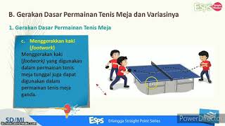 PJOK Kelas 6 BAB 2 Tenis Meja (Pertemuan 2)