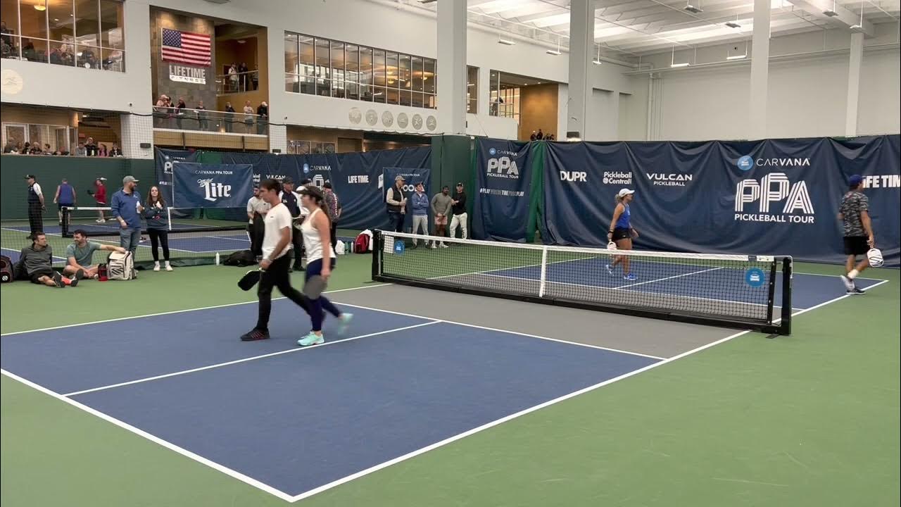 PPA Pro mixed doubles. James Ignatowich/ Catherine Parentea vs. JW