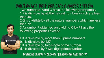 Daily Quant Dose By Sameer : Number System
