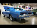 1969 dodge charger in blue