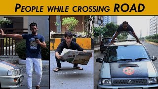 People while crossing the Road | Funcho Entertainment