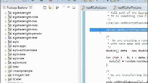 using RCaller to bridge R and Java together easily and flawlessly