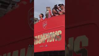 Arsenal champions of premier league 2025/2026🏆🥰 , Arsenal parade today🔥💪#arsenal #arsenaltrophyparad