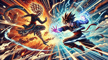 Epic Anime Battle – AI Generated Fight Scene!