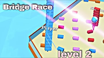 Bridge Race - All levels Gameplay (2) Android, iOS  | Bridge Race